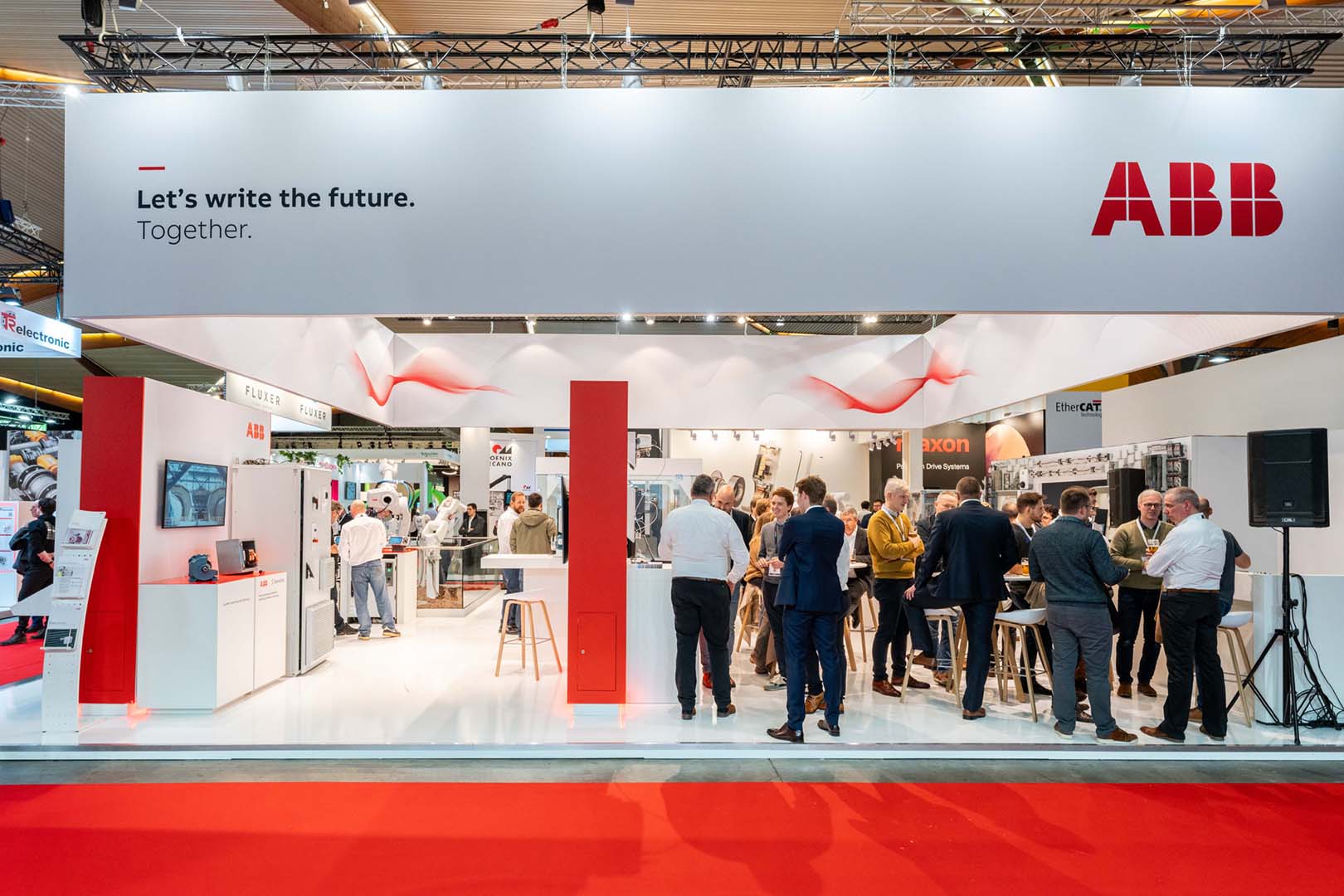 ABB exhibition stand Indumation