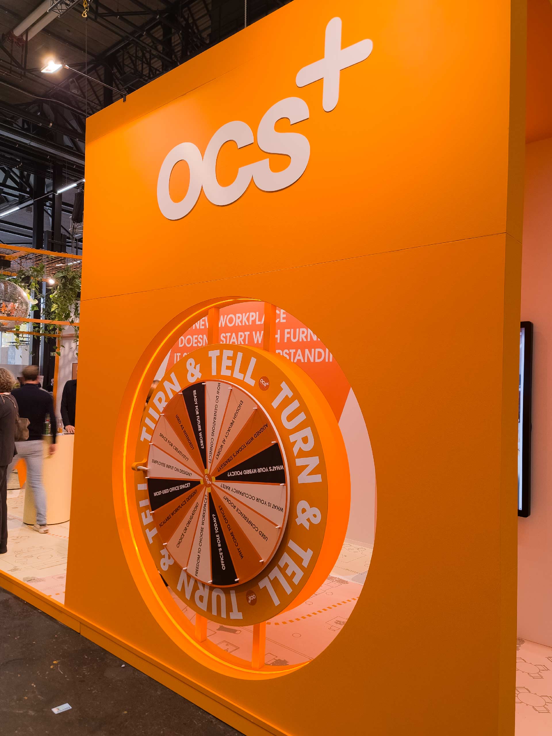 Spin the wheel - workspace design show