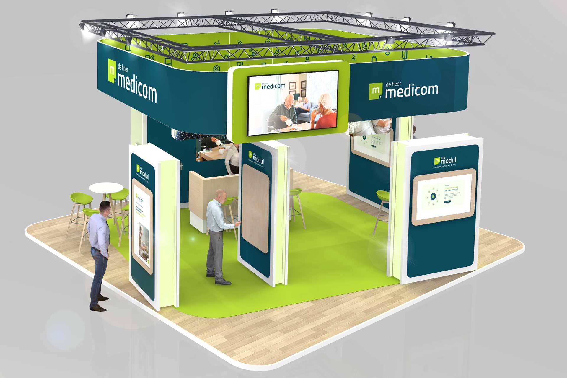 Custom product displays De Heer Medicom