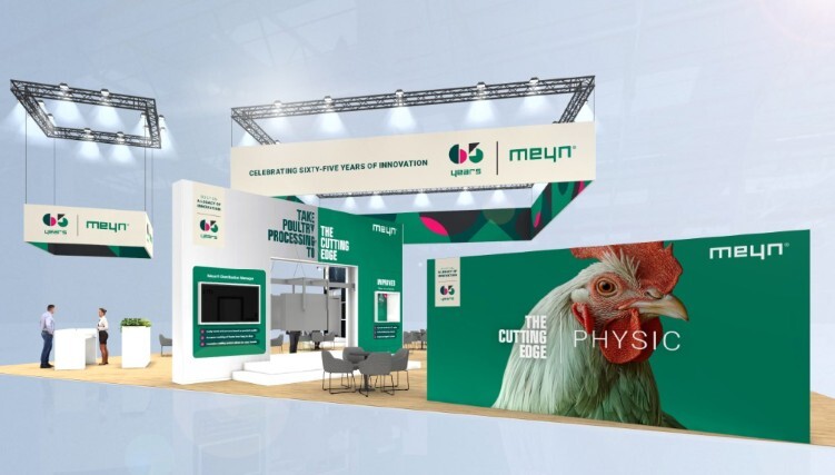 Beursstand Meyn Food - IPPE, Atlanta. Succesvolle beursdeelname in de USA.