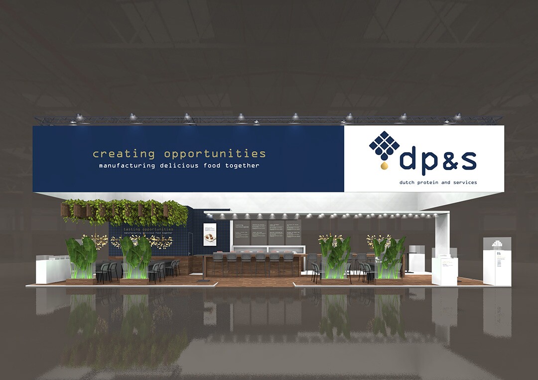 Voor onze klant DP&S (Dutch Protein & Services) realiseerden we een innovatieve beursstand tijdens IFFA Frankfurt.