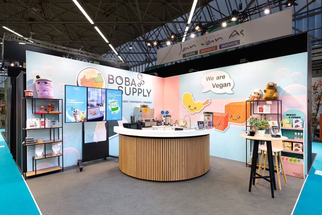 Beursstand Boba Supply op Horecava