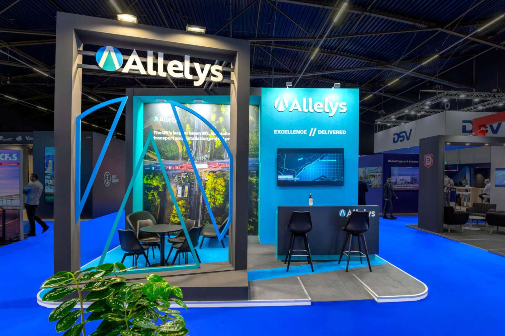 design ALLELYS HEAVY HAULAGE op de beurs breakbulk