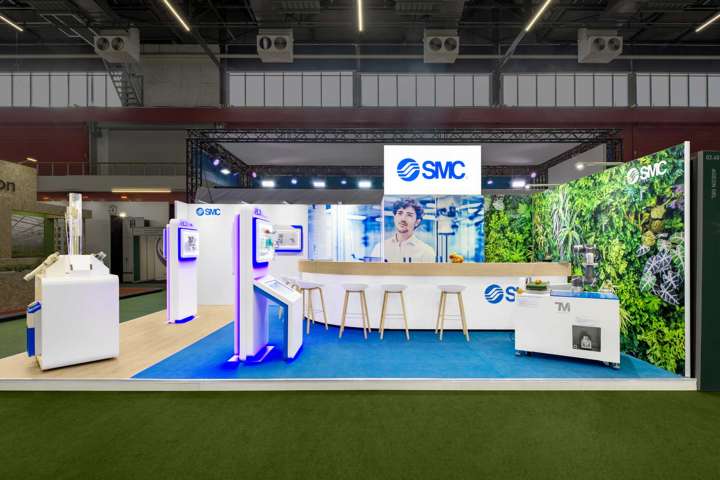 Modular exhibition stand. Aluvision reseller. Eldee Expo Experts.