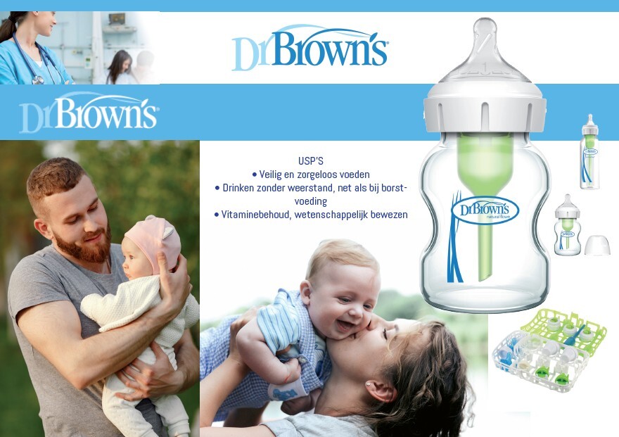 Moodboard Beursstand Dr. Brown's 