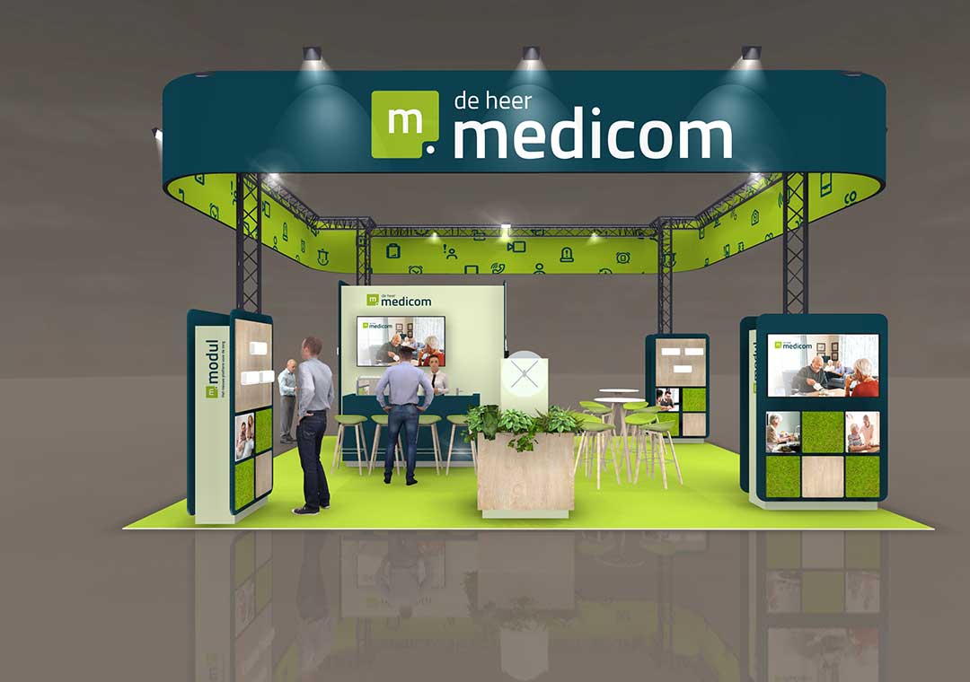 Beursstand De Heer Medicom Zorg & ICT