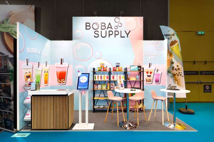 Beursstand Boba Supply op Horecava